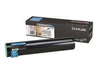 Lexmark - À rendement élevé - cyan - original - cartouche de toner LCCP - pour Lexmark C935dn, C935dtn, C935dttn, C935hdn C930H2CG