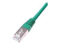 Uniformatic - Câble réseau - RJ-45 (M) pour RJ-45 (M) - 10 m - FTP - CAT 6 - sans halogène, moulé, contacts flashés d'or - vert 23270