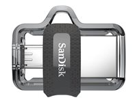 SanDisk Ultra Dual - Clé USB - 64 Go - USB 3.0 / micro USB SDDD3-064G-G46