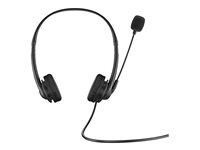 HP G2 - Micro-casque - sur-oreille - filaire - jack 3,5mm - noir ombré - pour Portable 1040 G9, 245 G9, 256 G8, 25X G9, 64X G9, 65X G9, 860 G9; ProBook 44X G9, 45X G9 428H6AA#ABB