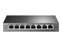 TP-Link Easy Smart TL-SG108PE - Commutateur - intelligent - 4 x 10/100/1000 (4 PoE+) + 4 x 10/100/1000 - de bureau - PoE+ (64 W) TL-SG108PE