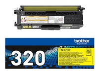 Brother TN320Y - Jaune - originale - cartouche de toner - pour Brother DCP-9055, DCP-9270, MFC-9460, MFC-9465, MFC-9970; HL-4140, 4150, 4570 TN320Y