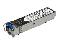 <p>Le SFP1000BXDST est un transceiver SFP à fibre optique de charge descendante conforme aux normes MSA qui s'associe au SFP1000BXUST de StarTech.com. Ils sont conçus, programmés et testés pour fonctionner avec des commutateurs et des routeurs 1000BASE-BX SFP1000BXUST