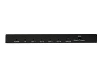 StarTech.com Répartiteur HDMI à 4 ports - 4K 60 Hz (ST124HD202) - Répartiteur vidéo/audio - 4 x HDMI - de bureau ST124HD202