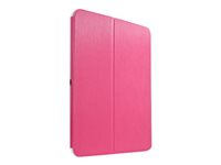 Case Logic SnapView 2.0 - Étui à rabat pour tablette - polycarbonate - rose - 10" - pour Samsung Galaxy Tab 4 (10.1 ") CSGE2177PI