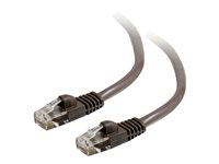 C2G Cat5e Booted Unshielded (UTP) Network Patch Cable - Cordon de raccordement - RJ-45 (M) pour RJ-45 (M) - 1 m - UTP - CAT 5e - moulé, sans crochet, bloqué - brun 83673