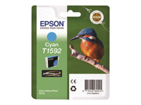 Epson T1592 - 17 ml - cyan - original - blister - cartouche d'encre - pour Stylus Photo R2000 C13T15924010