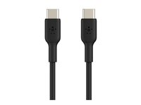 Belkin BOOST CHARGE - Câble USB - 24 pin USB-C (M) pour 24 pin USB-C (M) - 2 m - noir CAB003BT2MBK