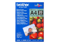 Brother Innobella Premium Plus BP71GA4 - Papier photo brillant - A4 (210 x 297 mm) - 260 g/m2 - 20 feuille(s) - pour Brother DCP-J562, J785, MFC-J5620, J5720, J5820, J6975, J730, J830, J900, J987, J990, T800 BP71GA4
