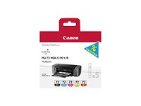 Canon PGI-72 MBK/C/M/Y/R Multipack - Pack de 5 - jaune, cyan, magenta, rouge, noir mat - original - réservoir d'encre - pour PIXMA PRO-10, PRO-10S; PIXUS PRO-10 6402B009