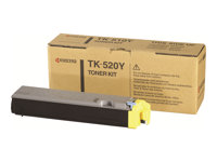 Kyocera TK 520Y - Jaune - original - cartouche de toner - pour FS-C5015N 1T02HJAEU0