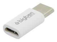 Bigben - Adaptateur USB - 24 pin USB-C (M) pour Micro-USB de type B (F) - USB 3.1 - blanc ADAPTMICTOC