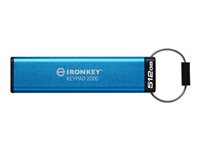 Kingston IronKey Keypad 200C - Clé USB - chiffré - 512 Go - USB 3.2 Gen 1 IKKP200C/512GB