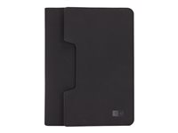 Case Logic SureFit Rotating Folio - Étui à rabat pour tablette - polyuréthane - noir - 10" CRUE1110K