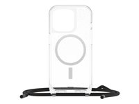 OtterBox React Series - Coque de protection pour téléphone portable - collier - compatibilité avec MagSafe - plastique - stardust (paillettes transparentes) - pour Apple iPhone 15 Pro 77-93577