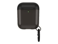 OtterBox Ispra Series - Étui pour écouteurs sans fil - polycarbonate, alliage de zinc, élastomère thermoplastique (TPE) - trou noir - pour Apple AirPods (1ère génération, 2e génération) 77-65501