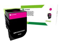 Lexmark 702ME - Magenta - original - cartouche de toner LCCP, LRP - pour Lexmark CS310dn, CS310n, CS410dn, CS410dtn, CS410n, CS510de, CS510dte 70C20ME