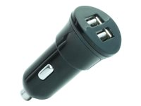 Mobilis - Adaptateur d'alimentation pour voiture - 3.1 A - 2 connecteurs de sortie (USB) 001241