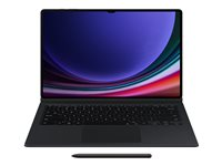 Samsung EF-DX915 - Clavier et étui (couverture de livre) - avec pavé tactile - rétroéclairé - Bluetooth, POGO pin - noir clavier, noir étui - pour Galaxy Tab S9 Ultra EF-DX915BBEGFR