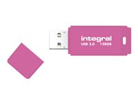 Integral Neon - Clé USB - 128 Go - USB 3.0 - rose INFD128GBNEONPK3.0