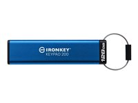 Kingston IronKey Keypad 200 - Clé USB - chiffré - 128 Go - USB 3.2 Gen 1 IKKP200/128GB