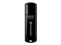 Transcend JetFlash 700 - Clé USB - chiffré - 32 Go - USB 3.0 - noir TS32GJF700