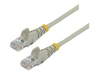 StarTech.com Câble réseau Cat5e UTP sans crochet de 1 m - Cordon Ethernet RJ45 anti-accroc - Câble patch - M/M - Gris - Cordon de raccordement - RJ-45 (M) pour RJ-45 (M) - 1 m - UTP - CAT 5e - moulé, sans crochet - gris 45PAT1MGR