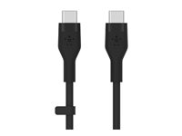 Belkin BOOST CHARGE - Câble USB - 24 pin USB-C (M) pour 24 pin USB-C (M) - 1 m - noir CAB009BT1MBK