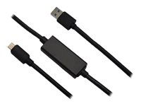 MCL - Câble USB - 24 pin USB-C (M) pour USB type A (M) - USB 3.0 - 10 m - actif - noir MC923-1C/AM/A-10M