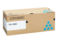 Kyocera TK 150C - Cyan - original - cartouche de toner - pour Kyocera FS-C1020MFP, FS-C1020MFP/KL3, FS-C1020MFP+, FS-C1020MFP+/KL3 1T05JKCNL0