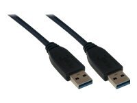 MCL Samar - Câble USB - USB à 9 broches Type A (M) pour USB à 9 broches Type A (M) - 3 m - noir MC923AA-3M/N
