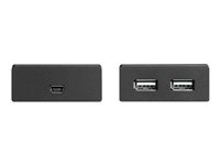 StarTech.com 4-Port USB 2.0 Extender - 165ft (50m) USB Over Cat5/Cat6 Extender - Compact USB 2.0 Over Ethernet Extender (USB2004EXTV) - Câble de rallonge USB - USB 2.0 - plus de CAT 5/6 - 4 ports - jusqu'à 50 m - pour P/N: SVA5N3NEUA USB2004EXTV