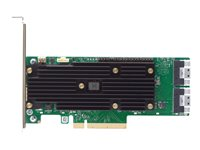 Lenovo ThinkSystem 940-16i - Contrôleur de stockage (RAID) - 16 Canal - SATA / SAS 12Gb/s - profil bas - RAID RAID 0, 1, 5, 6, 10, 50, JBOD, 60 - PCIe 4.0 x8 - pour ThinkSystem SR530; SR590; SR630 V2; SR645; SR650 V2; SR665; SR850 V2; SR860 V2; ST650 V2 4Y37A09730
