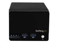 StarTech.com Boîtier RAID USB 3.0 pour 2 disques durs / HDD SATA III de 3,5 pouces avec UASP et hub / concentrateur USB à charge rapide - Baie de disques - 2 Baies (SATA-600) - USB 3.0, SATA 6Gb/s (externe) - pour P/N: SVA12M5NA, TB3DK2DHV, TB3DK2DHVUE, TB3DK2DPPD, TB3DK2DPPDUE, TB3DKDPMAW, TB3DKDPMAWUE S352BU33HR