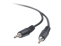 C2G - Câble audio - mini-phone stereo 3.5 mm mâle pour mini-phone stereo 3.5 mm mâle - 2 m - blindé 80117