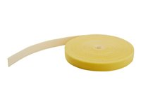 StarTech.com Rouleau de ruban à bouclettes auto-grippantes - 30,5 m - Jaune - Gestion des cables - Reutilisable (HKLP100YW) - Fermeture adhésive - 30.48 cm - jaune - pour P/N: HKLP100, HKLP100BL, HKLP100GN, HKLP100RD HKLP100YW