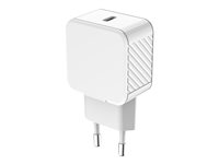 BigBen Connected - Adaptateur secteur - 100 % de plastique recyclé - 25 Watt - PD (24 pin USB-C) - blanc CS25WCPDRW