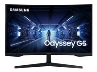 Samsung Odyssey G5 C27G56TQBU - G55T Series - écran LED - incurvé - 27" - HDR LC27G56TQBUXEN