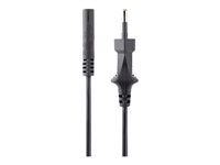 StarTech.com Cordon d'alimentation bipolaire standard EU vers IEC 320 C7 1m pour PC portable - Câble secteur européen vers C7 - M/F - Noir - Câble d'alimentation - power IEC 60320 C7 pour Europlug (M) - CA 250 V - 1 m - noir PXTNB2SEU1M