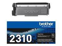 Brother TN2310 - Noir - originale - cartouche de toner - pour Brother DCP-L2500, L2520, L2540, L2560, MFC-L2700, L2720, L2740; HL-L2300, L2360, L2365 TN2310