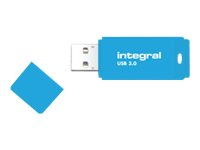 Integral Neon - Clé USB - 128 Go - USB 3.0 - Bleu néon INFD128GBNEONB3.0