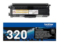 Brother TN320BK - Noir - original - cartouche de toner - pour Brother DCP-9055, DCP-9270, HL-4140, HL-4150, HL-4570, MFC-9460, MFC-9465, MFC-9970 TN320BK