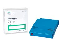 HPE - 20 x LTO Ultrium 9 - 18 To / 45 To - étiquettes marquables - bleu clair - pack bibliotheque - pour P/N: R7E99A, R7F00A, R7F01A, R7F02A Q2079AH