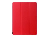 OtterBox React Series - Étui à rabat pour tablette - noir, rouge - pour Apple 10.2-inch iPad (7ème génération, 8ème génération, 9ème génération) 77-92196