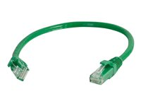 C2G Cat6 Booted Unshielded (UTP) Network Patch Cable - Cordon de raccordement - RJ-45 (M) pour RJ-45 (M) - 10 m - UTP - CAT 6 - moulé, sans crochet, bloqué - vert 83432