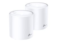 TP-Link Deco X60 - - système Wi-Fi - (2 routeurs) - maillage - 1GbE - Wi-Fi 6 - Bi-bande DECO X60(2-PACK)