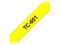 Brother - Noir, jaune - Rouleau (1,2 cm x 8 m) 1 cassette(s) ruban laminé - pour P-Touch PT-2000, PT-3000, PT-500, PT-5000, PT-8E TC601