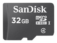 SanDisk - Carte mémoire flash - 32 Go - Class 4 - micro SDHC - noir SDSDQM-032G-B35A