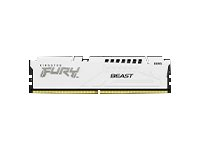 Kingston FURY Beast - DDR5 - module - 32 Go - DIMM 288 broches - 5600 MHz / PC5-44800 - CL36 - 1.25 V - mémoire sans tampon - on-die ECC - blanc KF556C36BWE-32