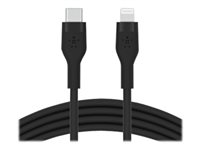 Belkin BOOST CHARGE - Câble Lightning - 24 pin USB-C mâle pour Lightning mâle - 2 m - noir CAA009BT2MBK